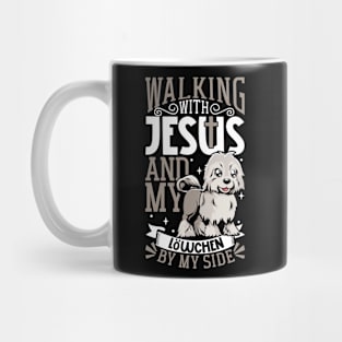 Jesus and dog - Little Lion Dog Mug